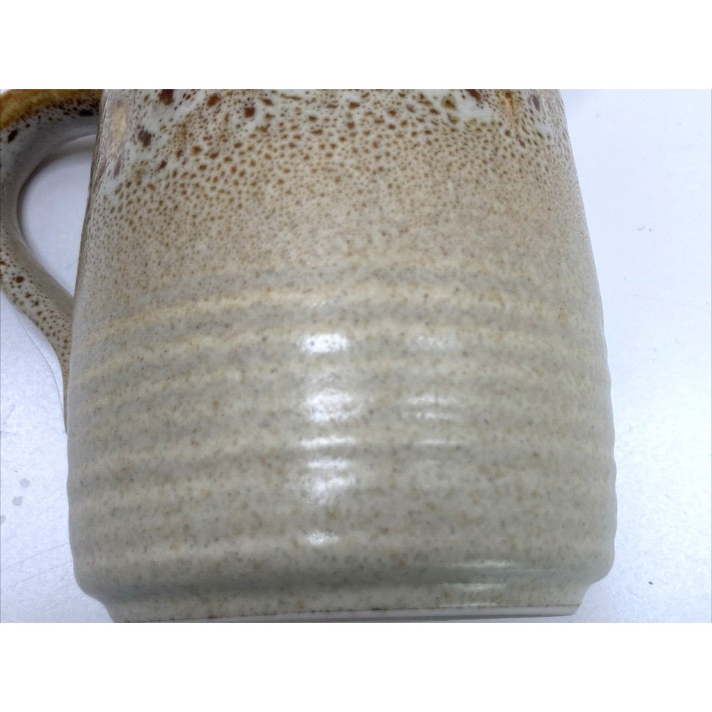 Mikasa Natures Song‎ Creamer Gravy Syrup Pitcher Brown Beige Drip Glaze 10oz - Picture 10 of 11